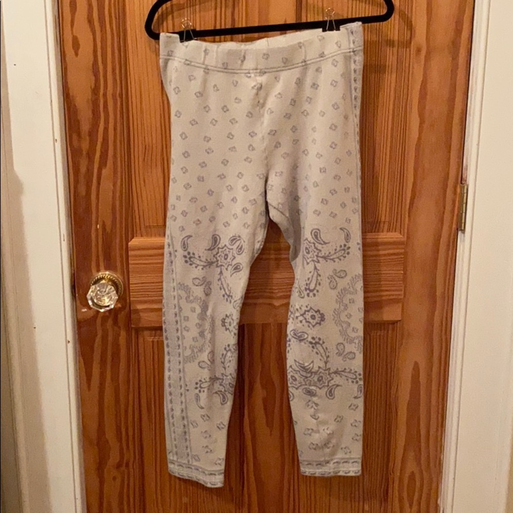 Free people bandana print leggings 2013